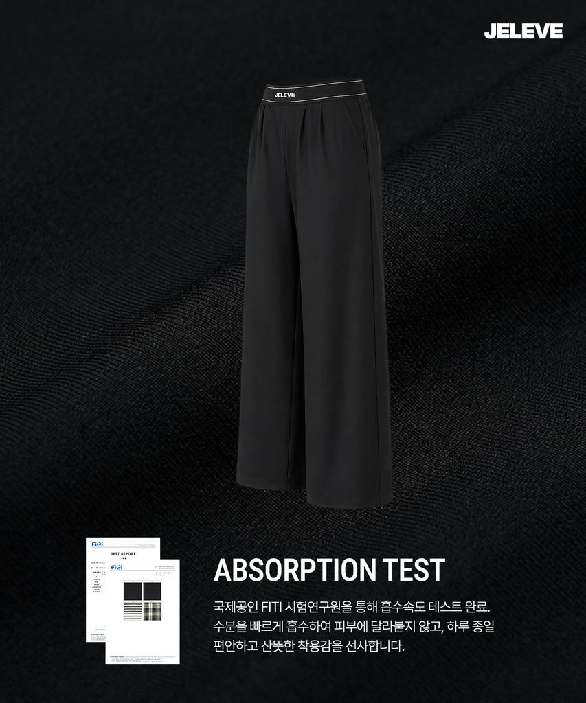 JELEVE Women'S Wide Elastic Pants