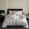 Four-piece Set of Cotton Bedding French Light Luxury Tulip Embroidery Skin-friendly and Breathable Comfortable Bedding Set Quilt Cover Pillowcase