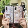 Cartoon Shockproof Phone Case For FCNT/Fujitsu Arrows N F-51C Phone Holder Waterproof Anti-knock Wrist Strap Anti-dust