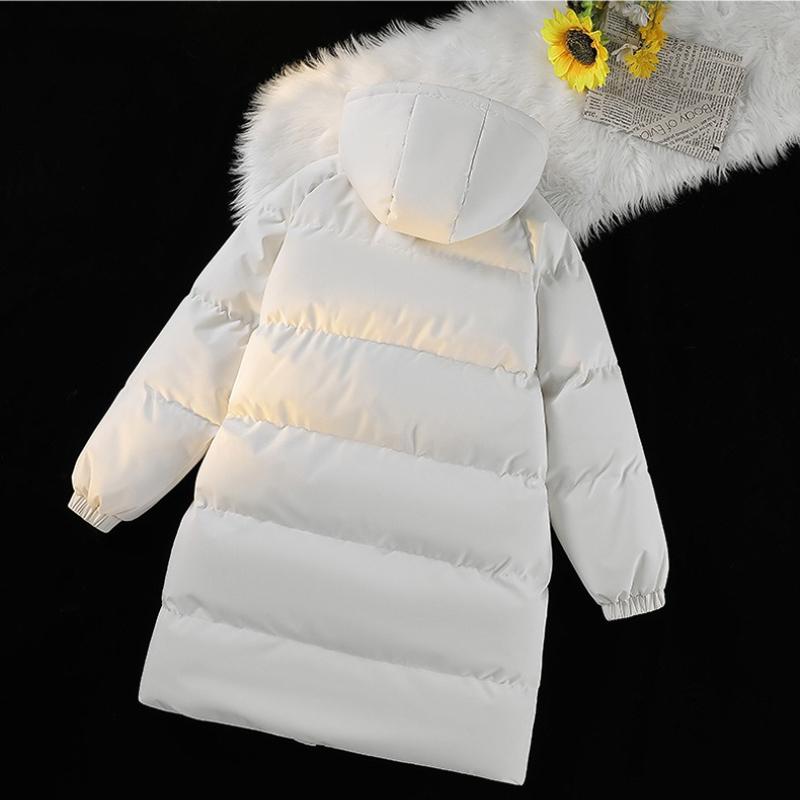 Men's Winter Mid-Length Cotton Jacket Thick Warm Coat Men Women Casual Outerwear Overcoat Male Parka