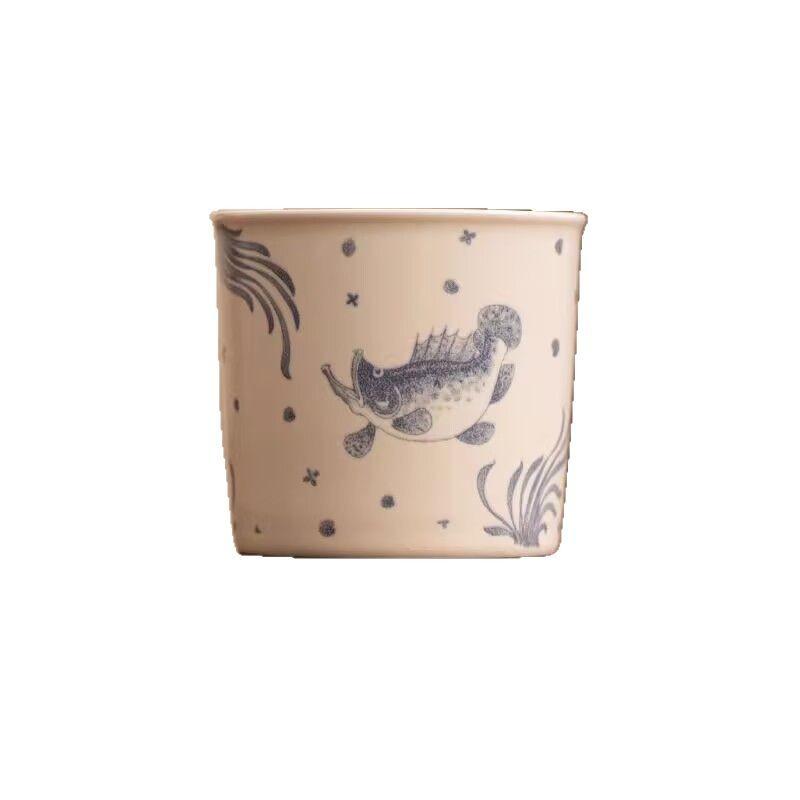 Fish And Algae Pattern, Coke Cup, Hand Warmer, Teacup, Company Business Gifts, Gift Box, Gifts And Souvenirs For Customers And Employees
