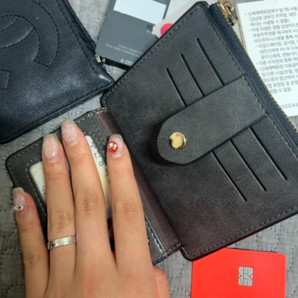 Haru Lab Men's Women's Card Wallet Coin Purse Card Loss Prevention