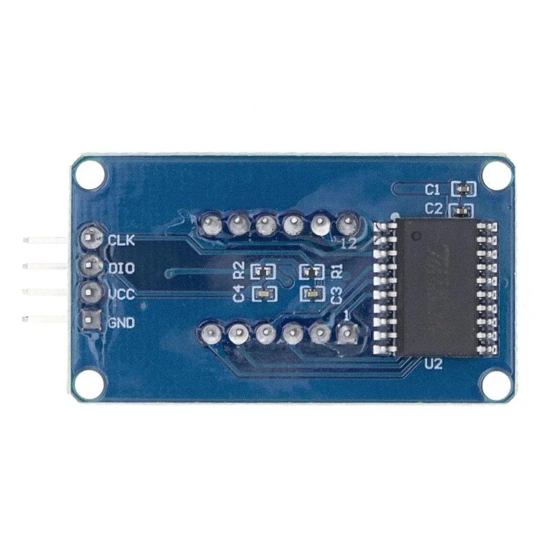 1pcs TM1637 4 Bits Digital LED Display Module For Arduino 7 Segment 0.36Inch Clock RED Anode Tube Four Serial Driver Board