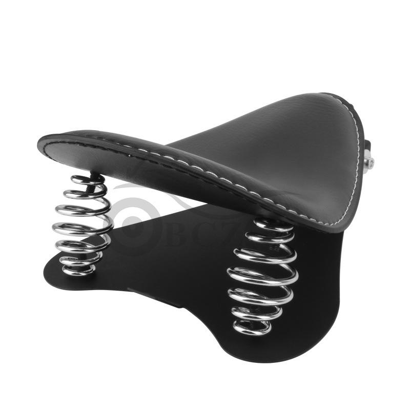 Retro Spring Seat Cushion & Bag Set for Harley Cruiser Motorcycle