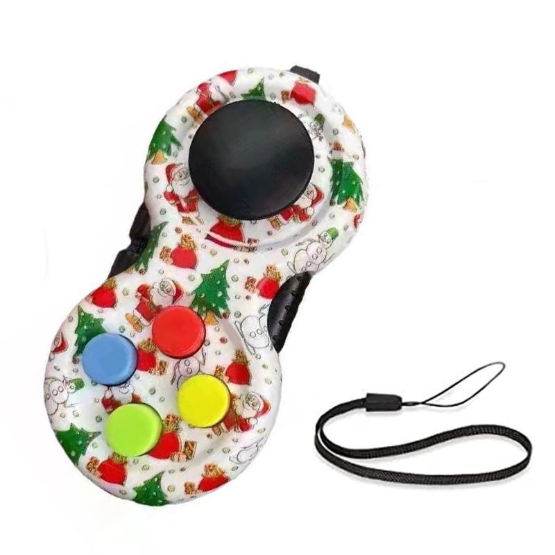 Spinner Fidget Stress Easing Anxiety Toys Fidget Pad Fidget Controller Stress Reducer For Teens Adult Fingertip Toys