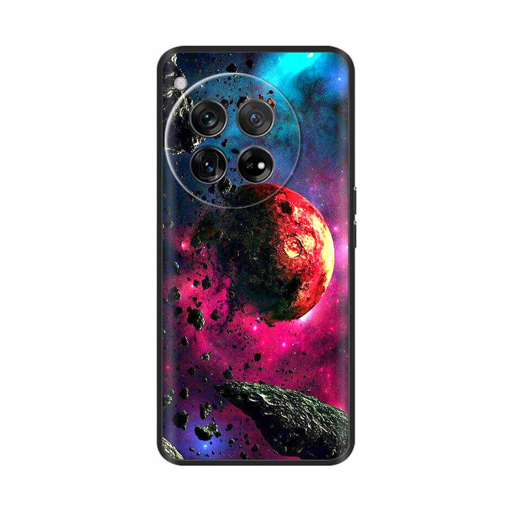 For OnePlus 12 Case Marble TPU Silicone Soft Phone Cases Cover For OnePlus 12 5G CPH2581 6.82" OneMore 12 Colorful Painted Capa