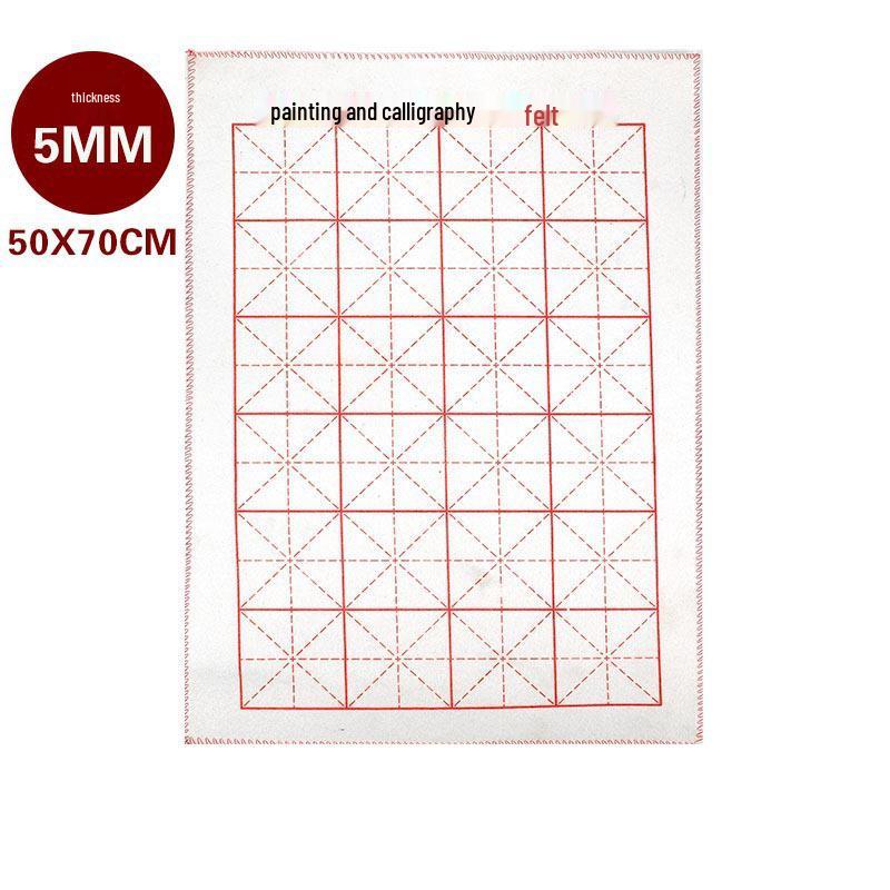 Calligraphy Felt Pad Set - Gray, White, Black: Brush Writing & Student Practice.