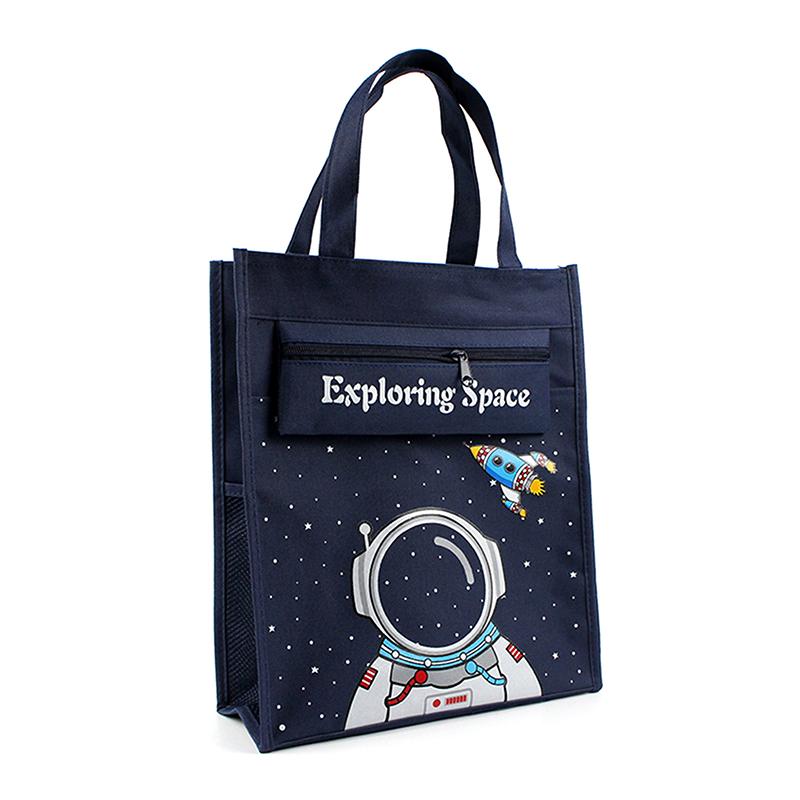 Сумка-учебник для учеников начальной школы, холщовая сумка для хранения канцелярских товаров, документов и книг, простая сумка-тоут для учебного заведения A21