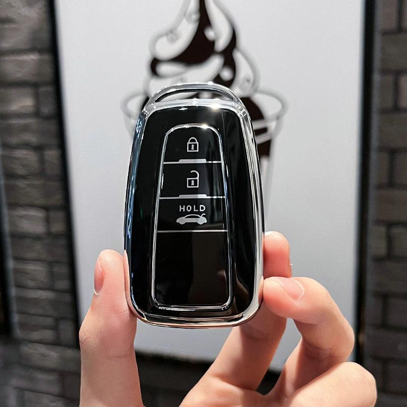 TPU Car Key Case Cover Shell Fob For Toyota Corolla Prius Camry CHR C-HR RAV4 Altis Land Cruiser Prado Keyless