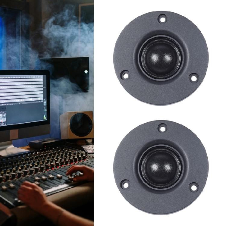 1 Paire 3 pouces 30W 74mm 25 Cœurs Dômes en Film de Soie Membrane Haut-parleurs Tweeter Sans Grille pour Trebles Sonores Supérieurs