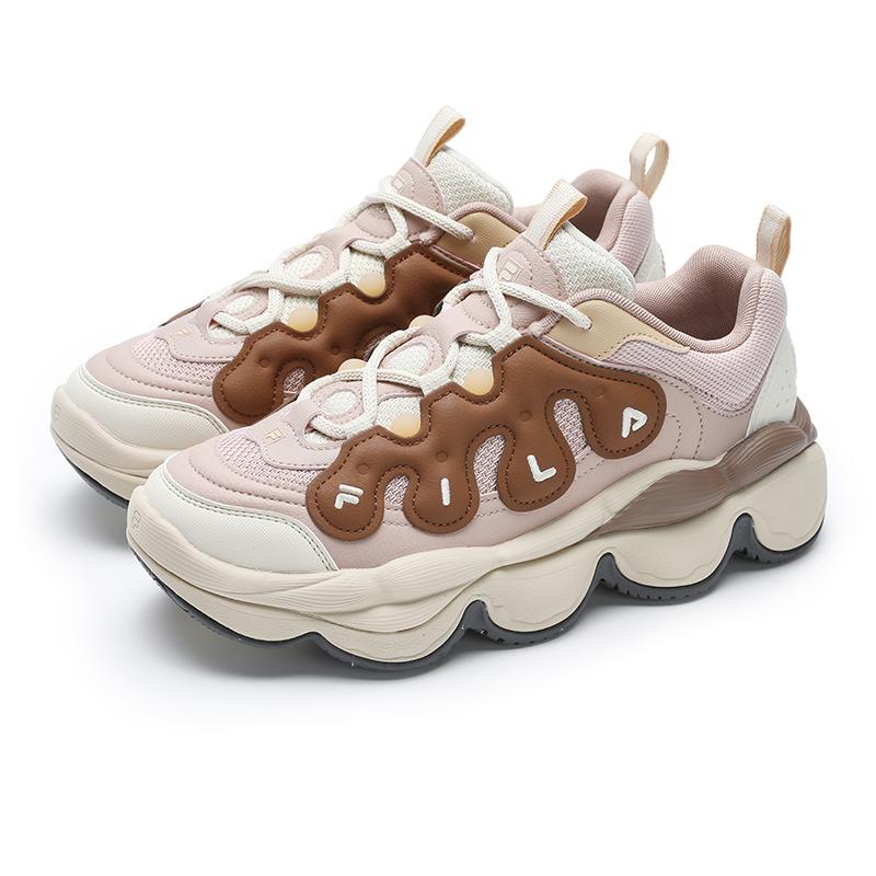 New FILA PEASE Pea Shoes Low Top Casual Shoes Women's Red Brown F12W441117FMM