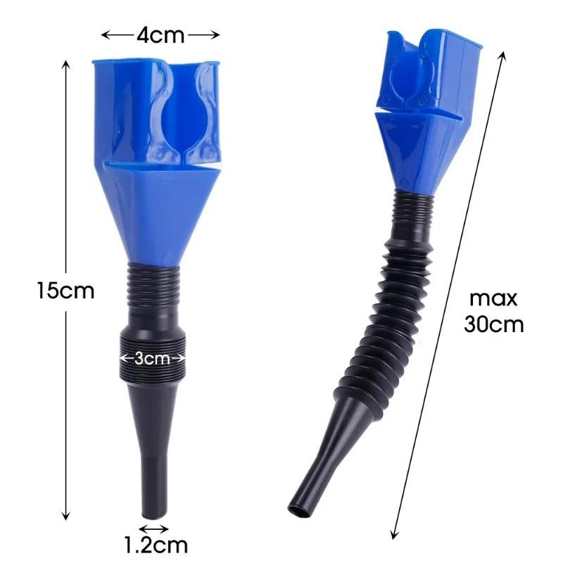 3/1Pcs Car Refueling Funnel Foldable Engine Oil Funnel Tool Plastic Funnel Car Motorcycle Refueling Tool Auto Accessories
