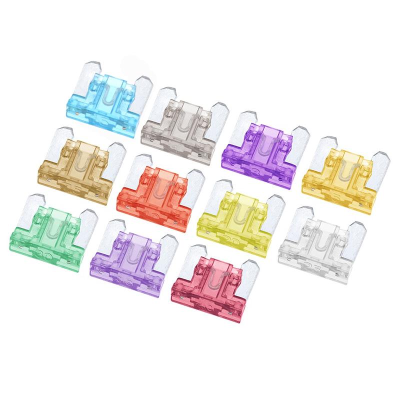 High Quality Super Mini car fuse zinc sheet micro flat foot fuse 2A 3A 5A 7.5A 10A 15A 20A 25A 30A 35A 40A 32V 12V 24V 2A