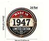 Vintage  OldFashioned D Flat Round Metal Sign Retro Wall Decor for Bar Cafe Home