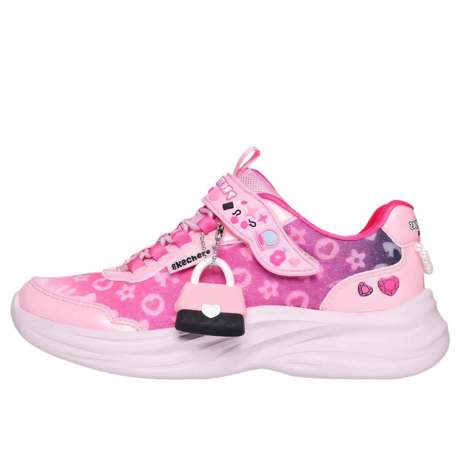 Skechers Kids Power Jams 2.0 Fashionable Comfortable Casual Shoes Kids sneaker Pink 302199L-PKMT 27.5