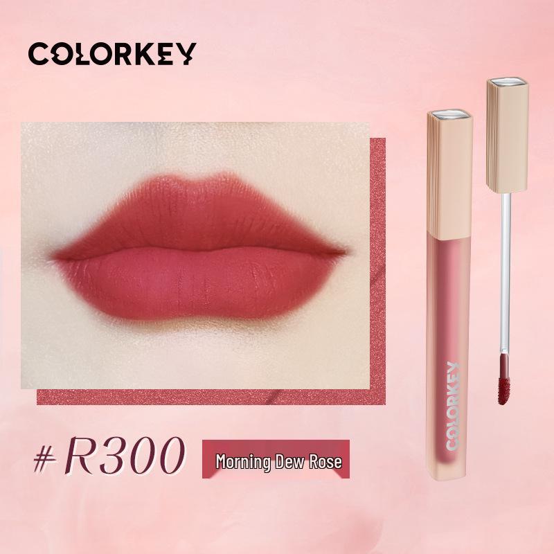 Colorkey Water Mist Lip Glaze: Qixi Capybara Non-Transfer Lipstick for Women
