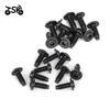 Stainless Steel Flat Head Inner Hexagon Screw Bolt M5 5mm for Ducati Motorcycle Cowling Fairing Plastic Cover Black