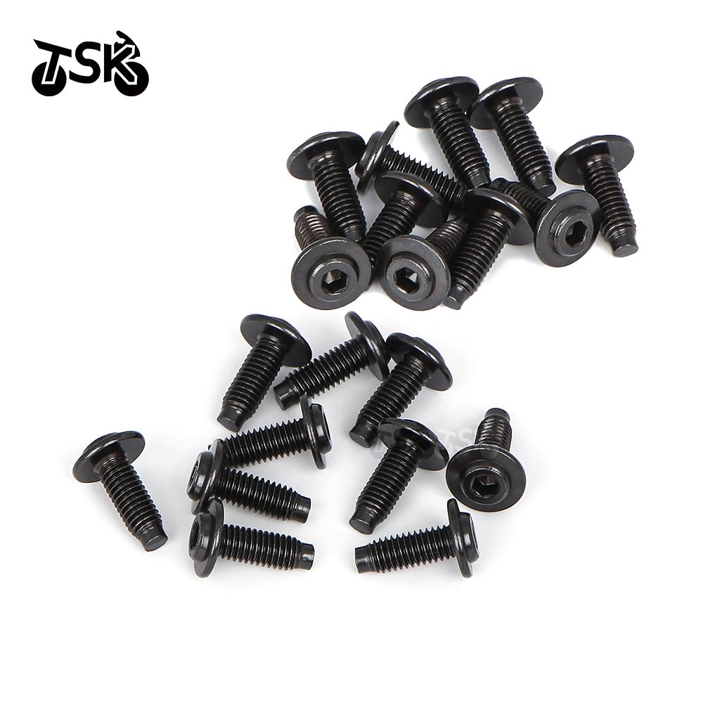 Stainless Steel Flat Head Inner Hexagon Screw Bolt M5 5mm for Ducati Motorcycle Cowling Fairing Plastic Cover Black
