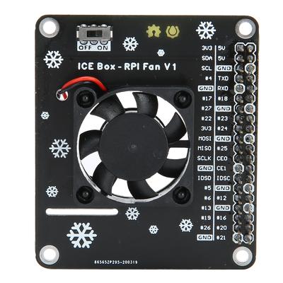 Ventola di Raffreddamento Luce LED Accessorio per Computer per Raspberry Pi 4B 3B Scheda di Espansione GPIO