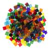 Verschiedene Farben Klares Glasstücke Mosaikherstellung Fliesen Tessera für Puzzle Kunst DIY Bastelzubehör