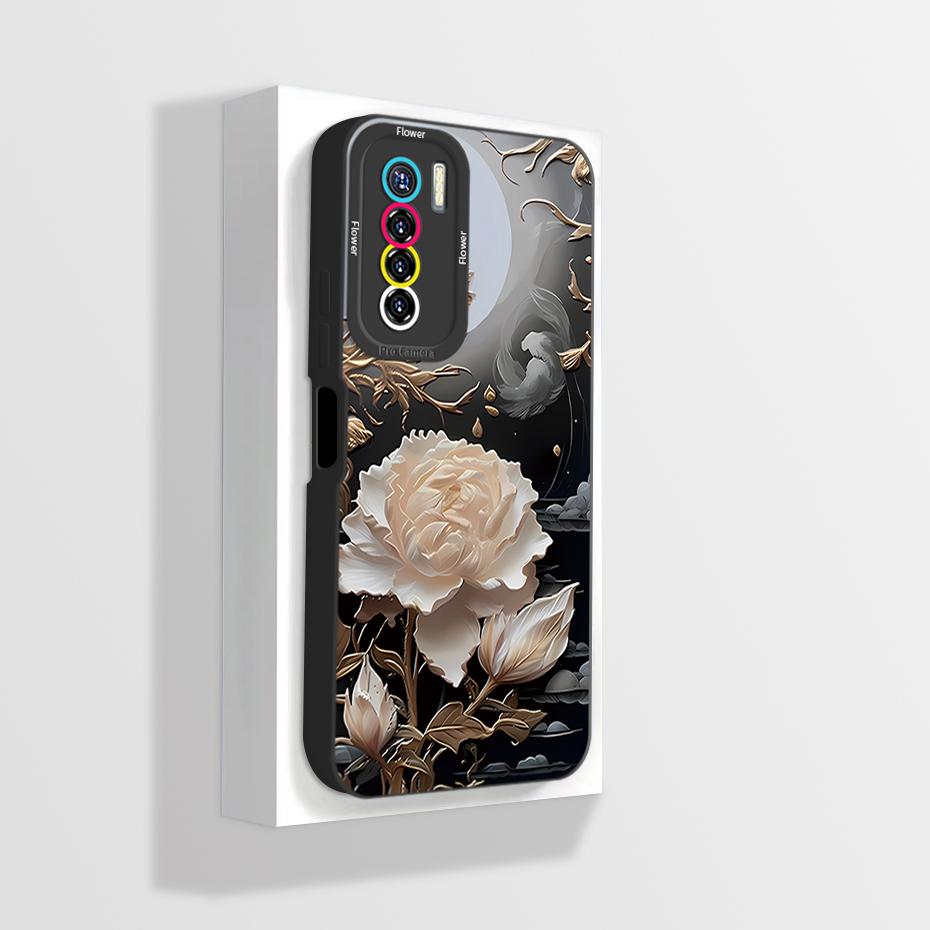 For Tecno Camon 17 Pro Phone Case Aesthetic Full Protection Liquid Silicone Funda for Tecno Camon 17P 17Pro Camon17 Back Cover