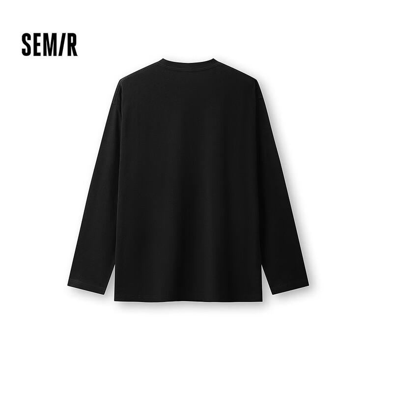 Semir Men's Hand-painted Letter Long Sleeve T-shirt
