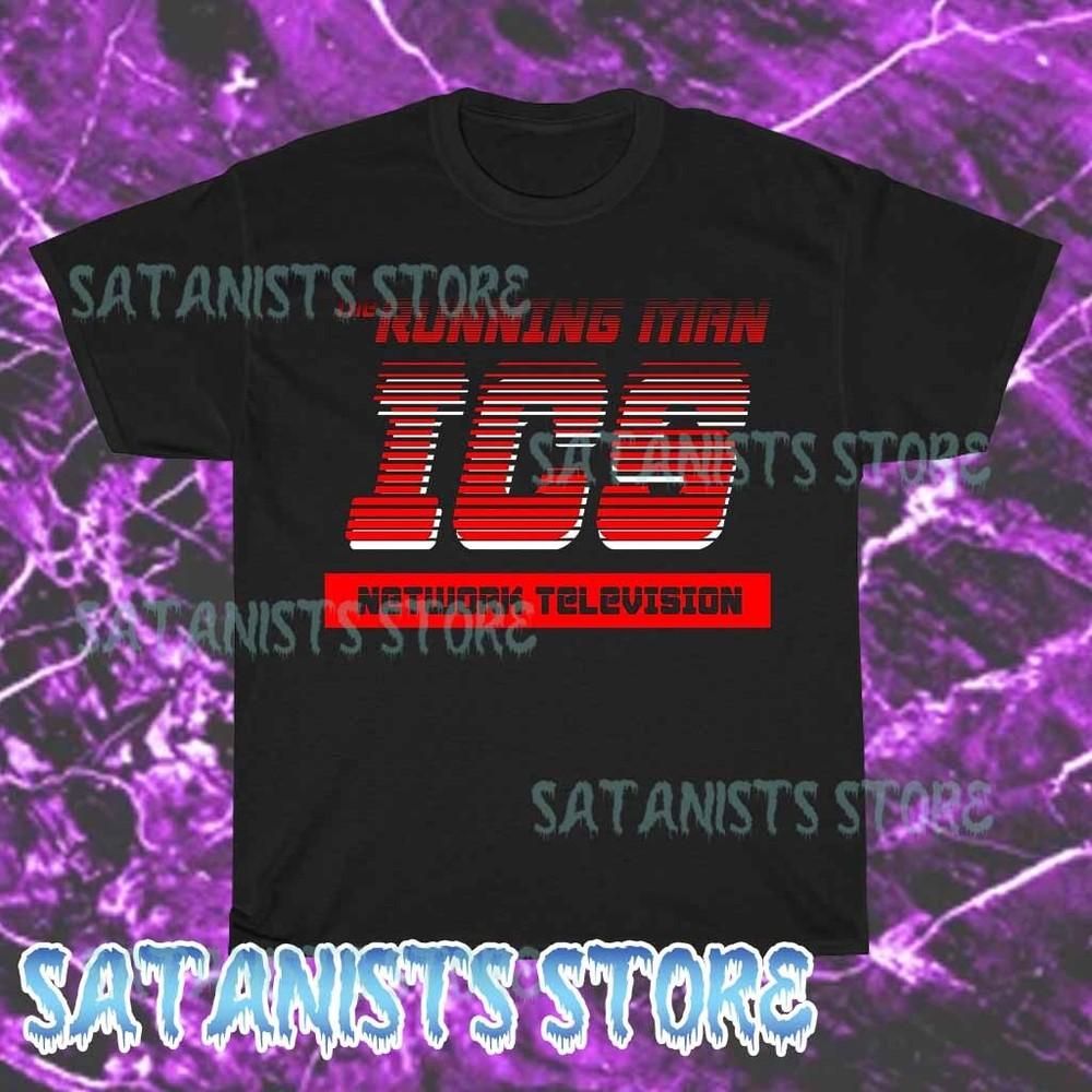 

New ICS Network Television The Running Man Action Men s Funny Size S to 5XL 4XL