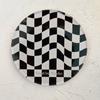 Non-Slip Checkerboard Acrylic Coaster Heat Insulation Drinks Placemat Simple Bowl Pad  Table