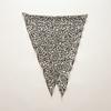 Retro Cashew Print Silk Scarf Accessories Rhombus Versatile Triangle Scarf Spring And Summer Thin Out Clothing With Shawl