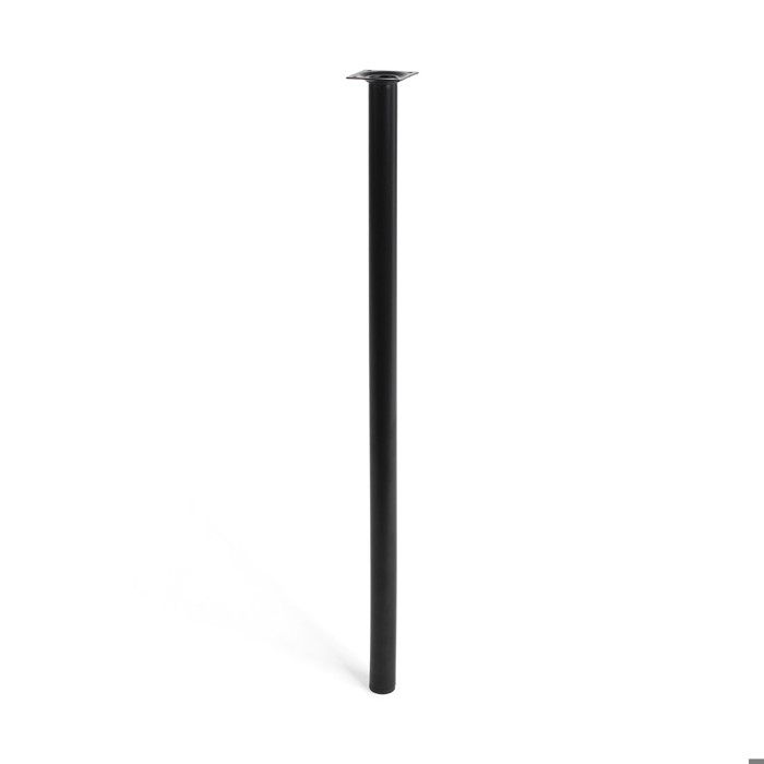 -Pied Cylindrique En Acier D'une Hauteur De 700 Mm Et Finition Noir