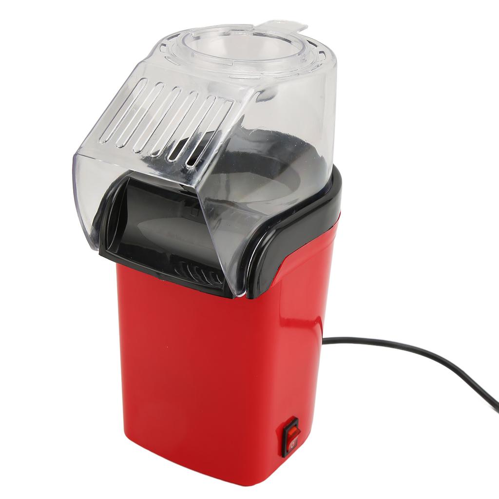 Popcorn Popper Electric Healthy Portable Red Popcorn Maker Machine for Home Parties Gatherings