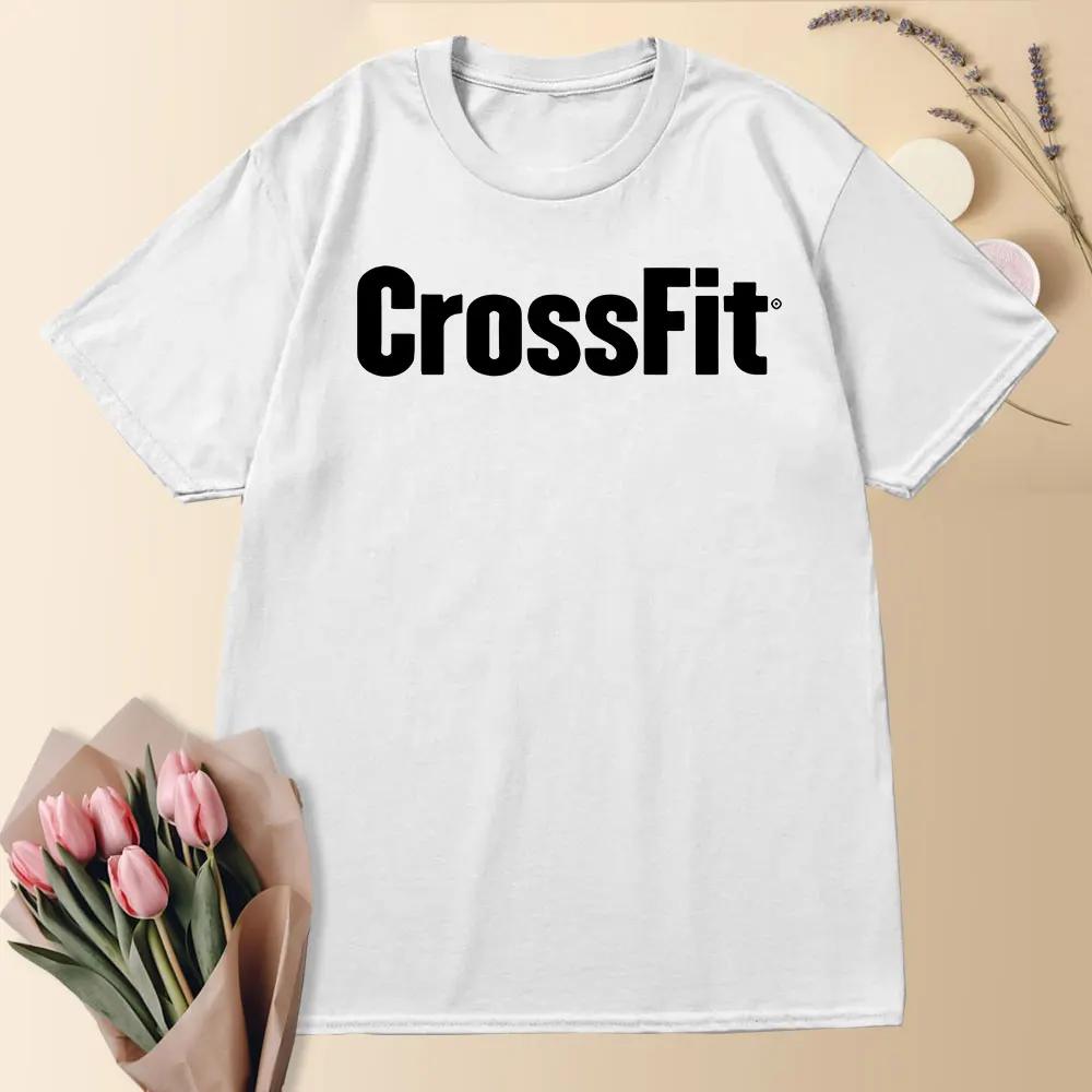 2024 Summer New Crossfit Announced The Most Suitable Women's Black Short Sleeve T-shirt Tshirt Single Item for Sale