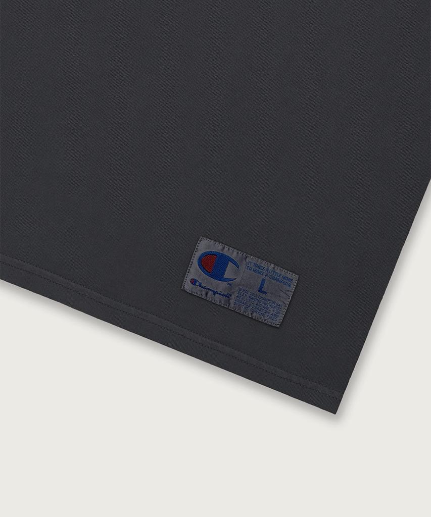 Champion Jogtag Dyed Short Sleeve T-Shirt Charcoal