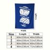 Birmingham City FC Wall Tapestry Aesthetic Wall Hanging Printed Fabric Blanket Decorative Tapestries for Bedroom Living Room Home Decor