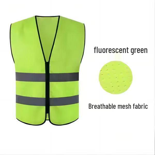 Multi-Pocket Reflective Vest for Drivers, Sanitation, Traffic, Cycling & Construction