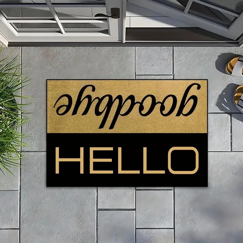 

VIKAMA, Hello! Welcome To Our Floor Mat - a Durable And Stain-Resistant Indoor And Outdoor Entrance Carpet For Home Decoration. 40x 60cm
