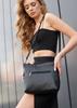 Damen Umhängetasche Sambag Rose schwarz genäht (94380001)
