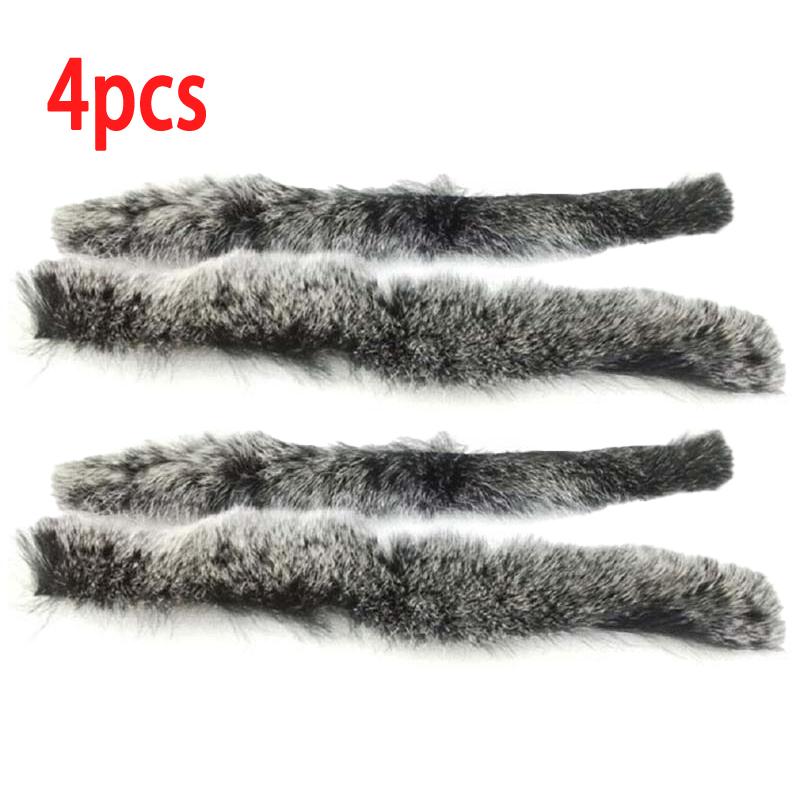 2Pcs Rabbit Hair Bow String Stabilizer Silencer Damper High Performance Archery Hunting Vibration Dampener Accessories 20x1.5cm