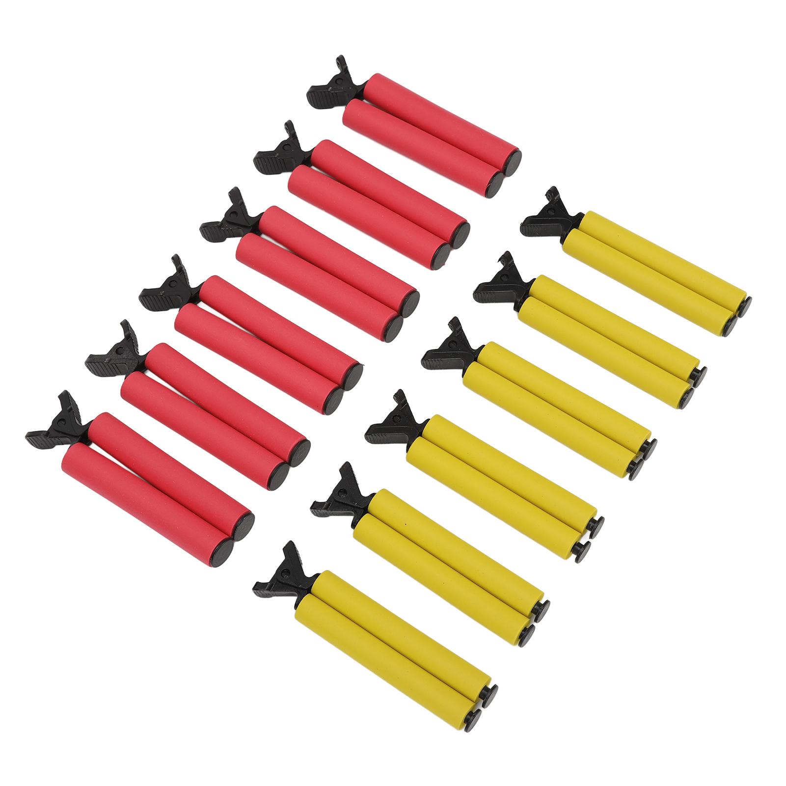 

12 шт. салонных термобигуди изоляционные зажимы перманентная фиксация губки зажимы для домашнего парикмахера