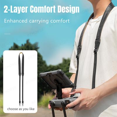 Cordão Ajustável Para DJI RC Pro 2/RC 2/Controle Remoto RC Alça de Pescoço de PU Para Acessórios DJI Mavic 4 Pro/Neo/Air 3/Mini 4 Pro