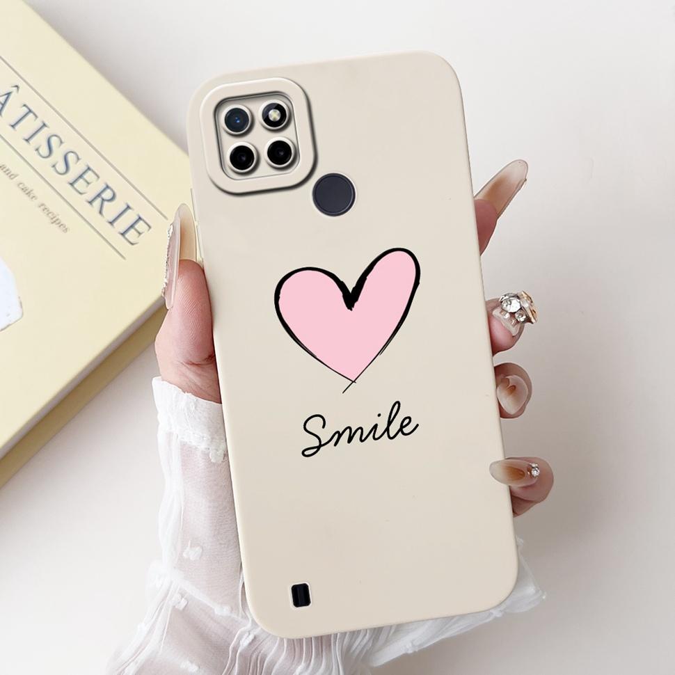 For Realme C21Y Case Luxury Painted Cover  RMX3261 RMX3263 Soft Silicone Phone Case For Realme C 21Y C21Y Coque TPU Back Cover