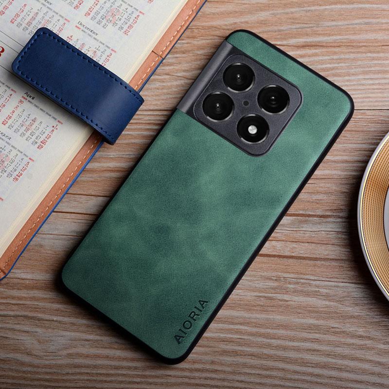 Hülle für OnePlus 10 Pro 10T Coque, seidiges Gefühl, Fingerabdruck-sichere, robuste Lederhülle für OnePlus 10t Hülle Funda