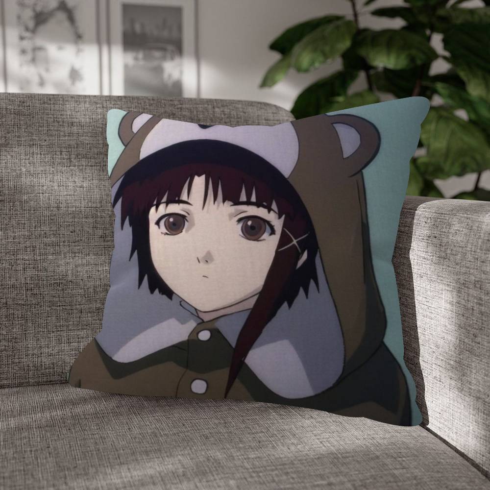 Serial Experiments Lain Cushion Cover Decorative Pillow Sofa Home Decor Case Pillow Cases