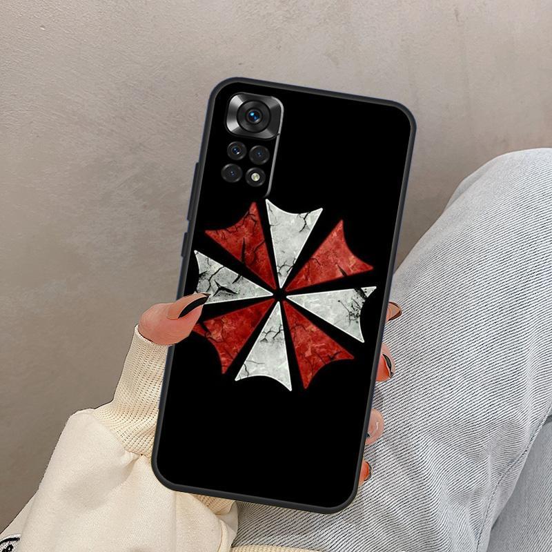 Umbrella Corporation For Xiaomi Redmi Note 13 9 10 11 12 14 Pro 11S 12S Case Cover For Redmi 14C 10C 12C 13C 15C