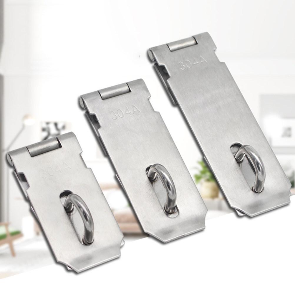 2 ks 3palcová nerezová visací zámková západka Bezpečnostní dvířková západka se skrytými šrouby pro skříňku, skříňku, bránu