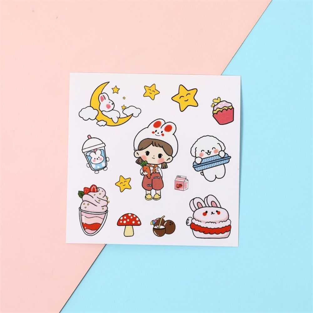 Cute Cartoon Patterns Notebook Decoration Waterproof Phone Water Bottle Decor  Children Boys Girls
