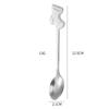 4PC New Year Spoon Fork Christmas Decorations Home Christmas Gifts Christmas Tableware Decorations Children's Gifts