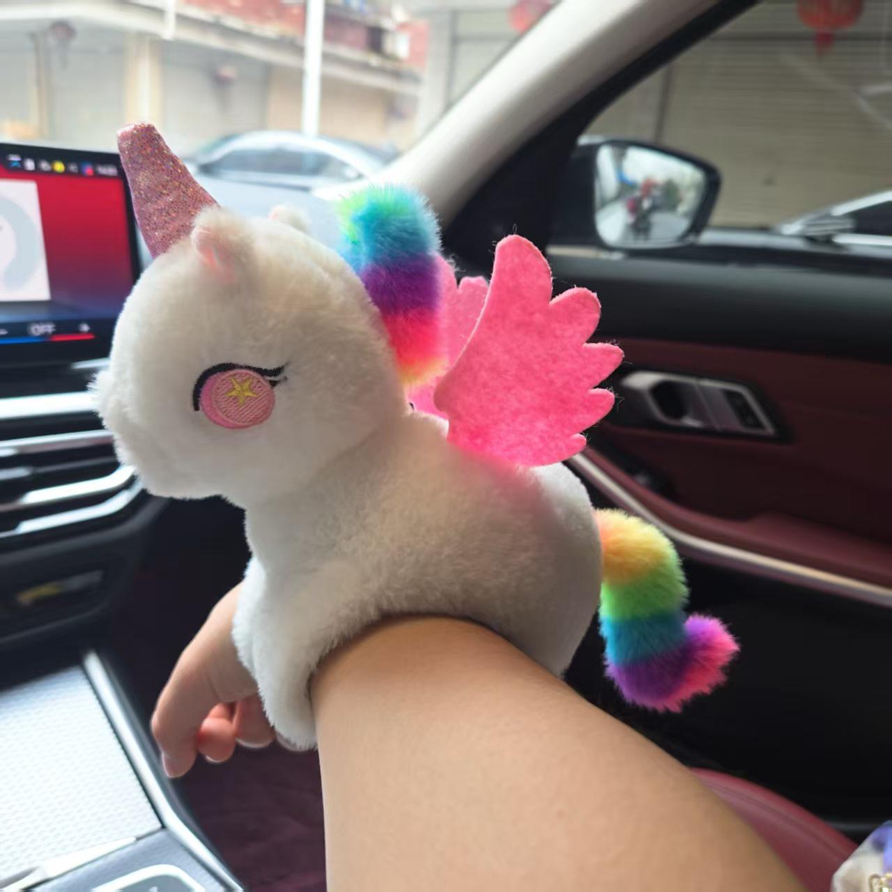 

Хлопающий браслет-круг с милым единорогом и капибарой для детей