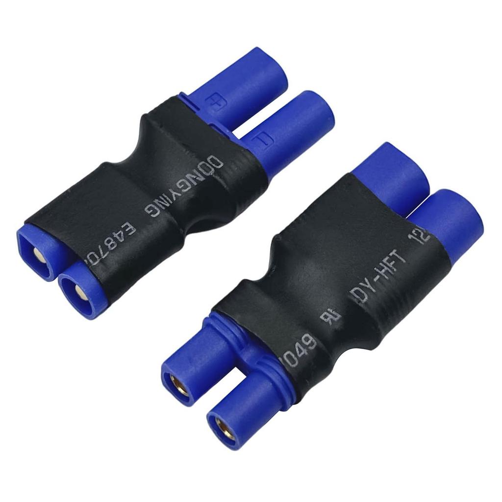 2 Pairs EC3 to EC5 Male to Female Connector Adapter for RC Lipo Connectors