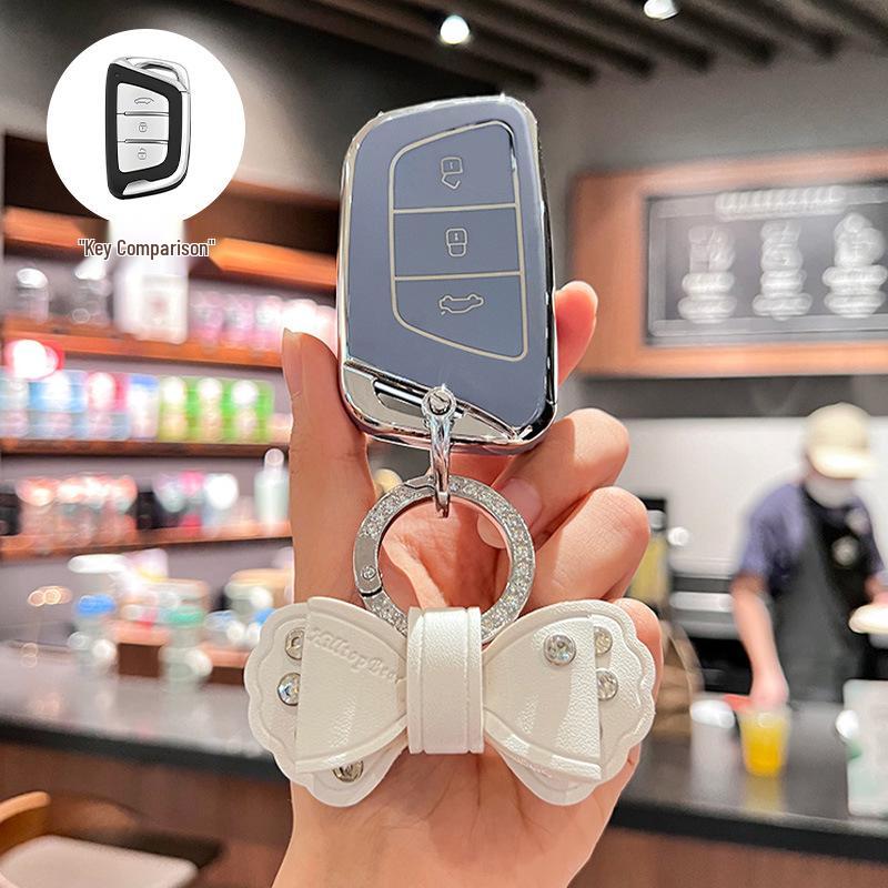 JAC Car Key Cover for Jiayue A5, X4, X7, iC5, iEVS4/7S/T8, Ruifeng S4/S7/M6.